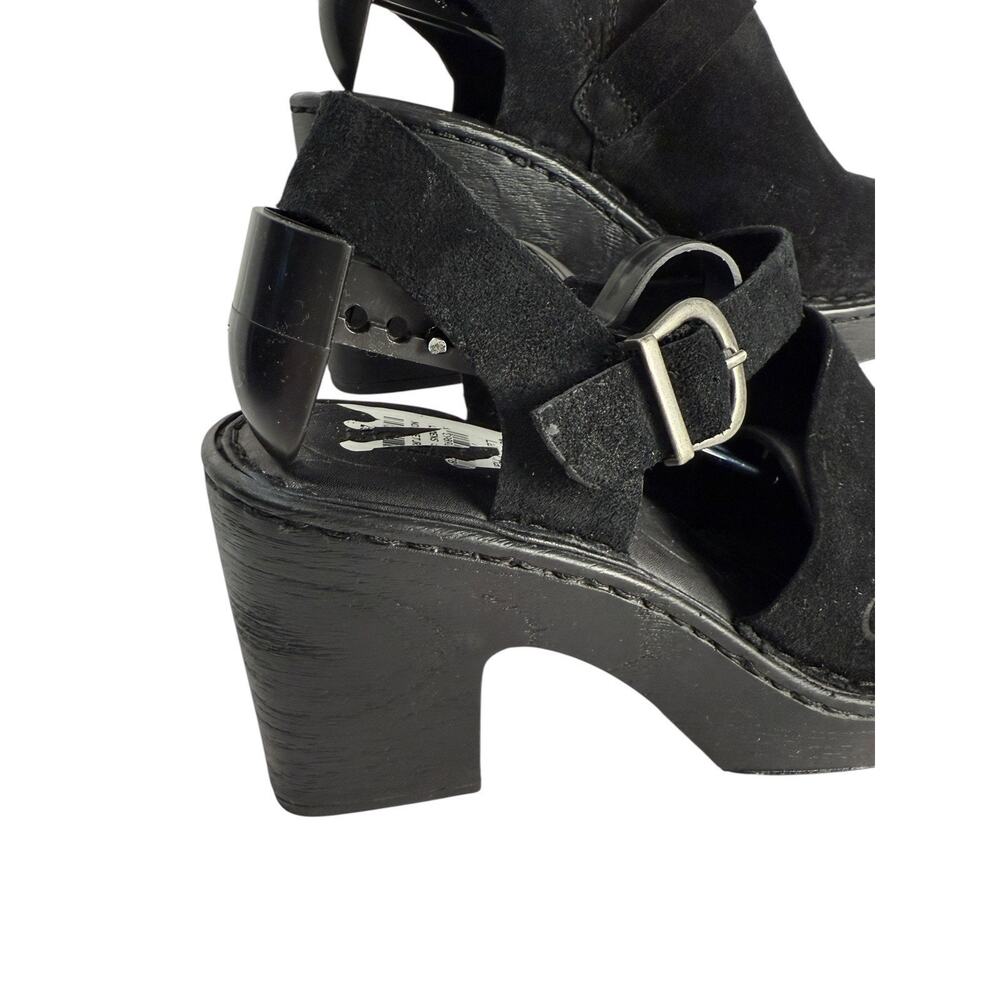 Born Women's Strappy Platform Slingback Black Comfort Boho Shoes 9M EUC - Picture 4 of 9